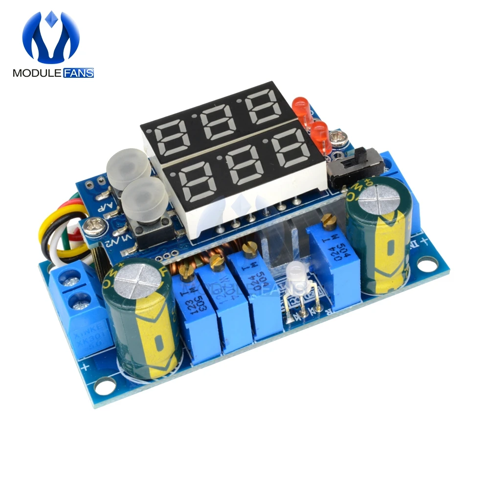 CC CV DC 6 36V до 1 25 32V 5A понижающий преобразователь MPPT солнечное зарядное устройство