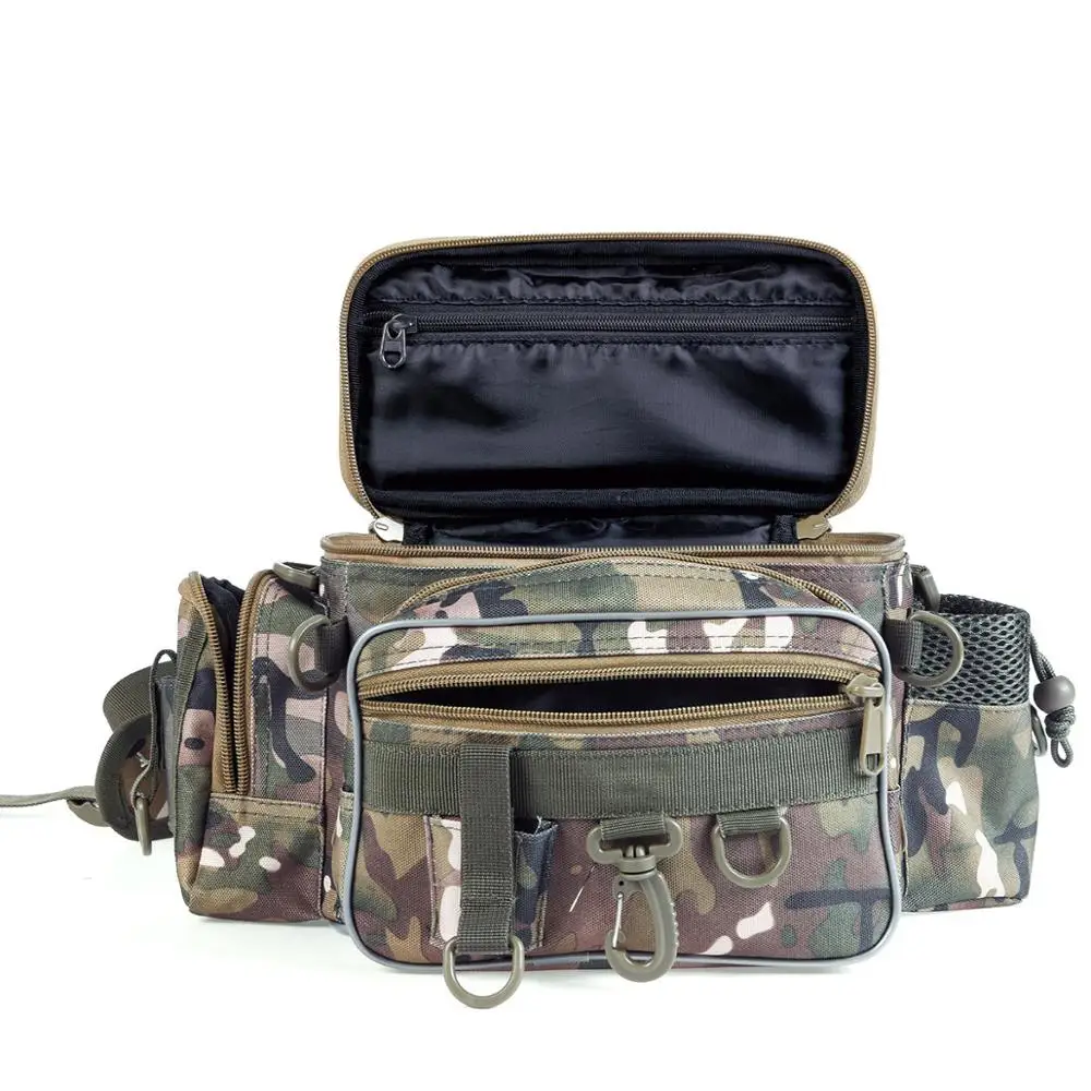 34x17x16cm Fishing Bag Outdoor Tool Bag Waist Bag Waterproof Sports Fishing  Reel Lures Gear Storage Bag Single Crossbody Bags