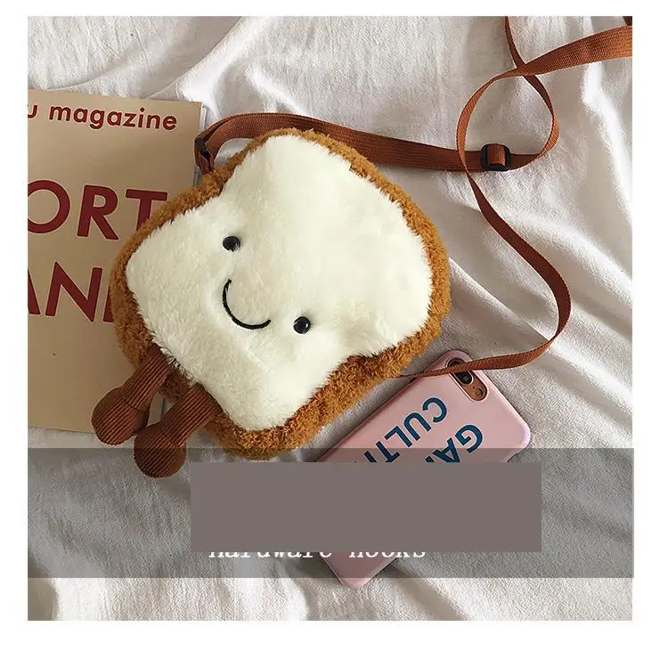 Small Crossbody Shoulder Bags For Girls Cute Cartoon Toast Toy Fruit Shape Avocado Wallet Designer Clear Purse And Handbags