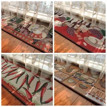 Напрямую от производителя импортных товаров экспорт Мультфильм поварской коврик хлопок лен мат кухня wei yu Диан полосы