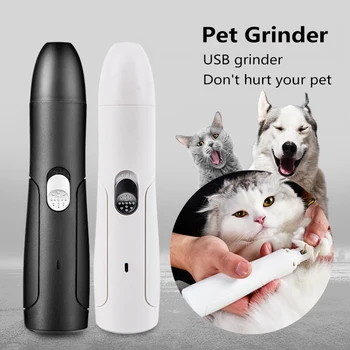 

Professional Pet Automatic Nail Polisher Cat And Dog Manicure Manicure Cleaner Claw Grinder USB Electric Nail Clipper Scissors