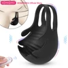 Vibrating Penis Massager Male Chastity Cock Ring Sex Toys for Men Wireless Remote Control Testicle Vibrator Men's Masturbator 1