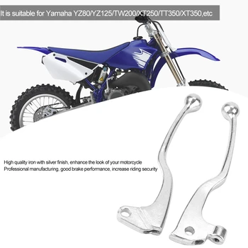 

For Yamaha YZ80/YZ125/TW200 CNC Short Adjustable Motorcycle Brake Clutch Levers & Handle Grips Set Motor Accessories