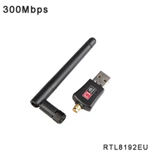 RTL8192EU Бесплатный драйвер USB Wifi антенный адаптер 300 Мбит/с 2,4G беспроводная сетевая карта для Desktp ноутбука мягкий AP Wifi приемник