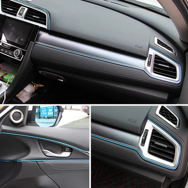 5m Car Interior Trim Strips For Audi A1 A3 A4 A5 A6 A7 Q3 Q5 Q7 B5 B6 B7 B8  B9 C5 C6 Car Central Control Decoration Accessories - Interior Mouldings -  AliExpress