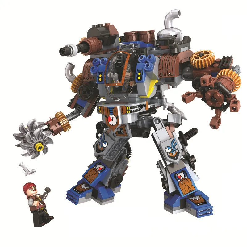 

Wei le 8045 Assembled Building Blocks Children'S Educational Toy Steam Era Series Steam Protect the Country Guard