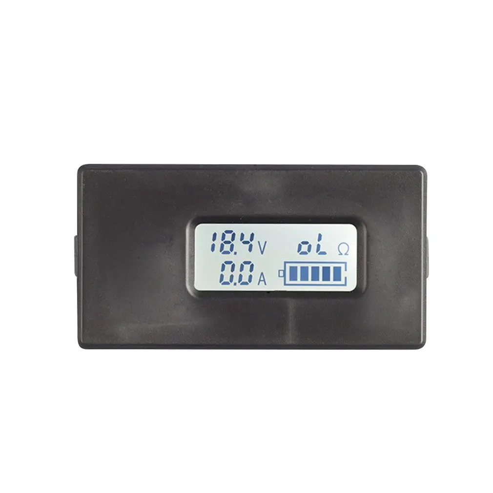 Battery Tester Detector Digital DC Current Voltage Meter Discharge Resistance Residual Electricity Meter With Backlight