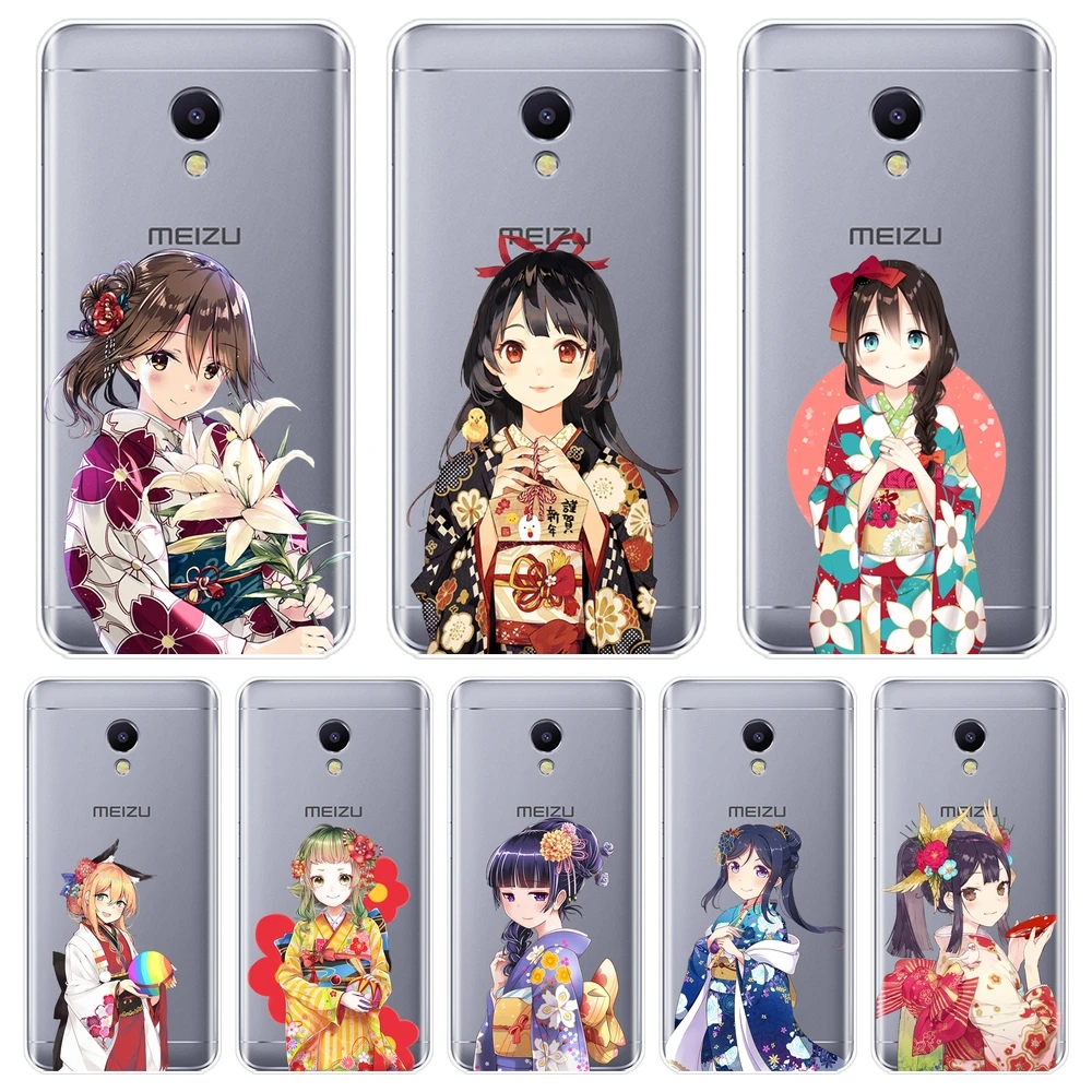 

Soft Back Cover For Meizu M6 M6S M6T M5 M5C M5S M3 M3S M2 Japanese Girl Japan Phone Case Silicone For Meizu M2 M3 M5 M6 Note