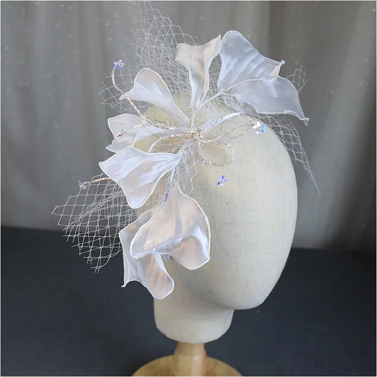 Kit Decorazioni Addio Al Nubilato Oro Bianco - Corona Sposa Con Velo, Giarrettiera E Guanti