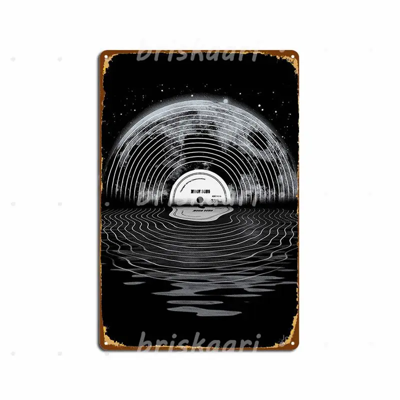 Песнь Луны металлические знаки кухонный плакат Кино Гостиная дизайн
