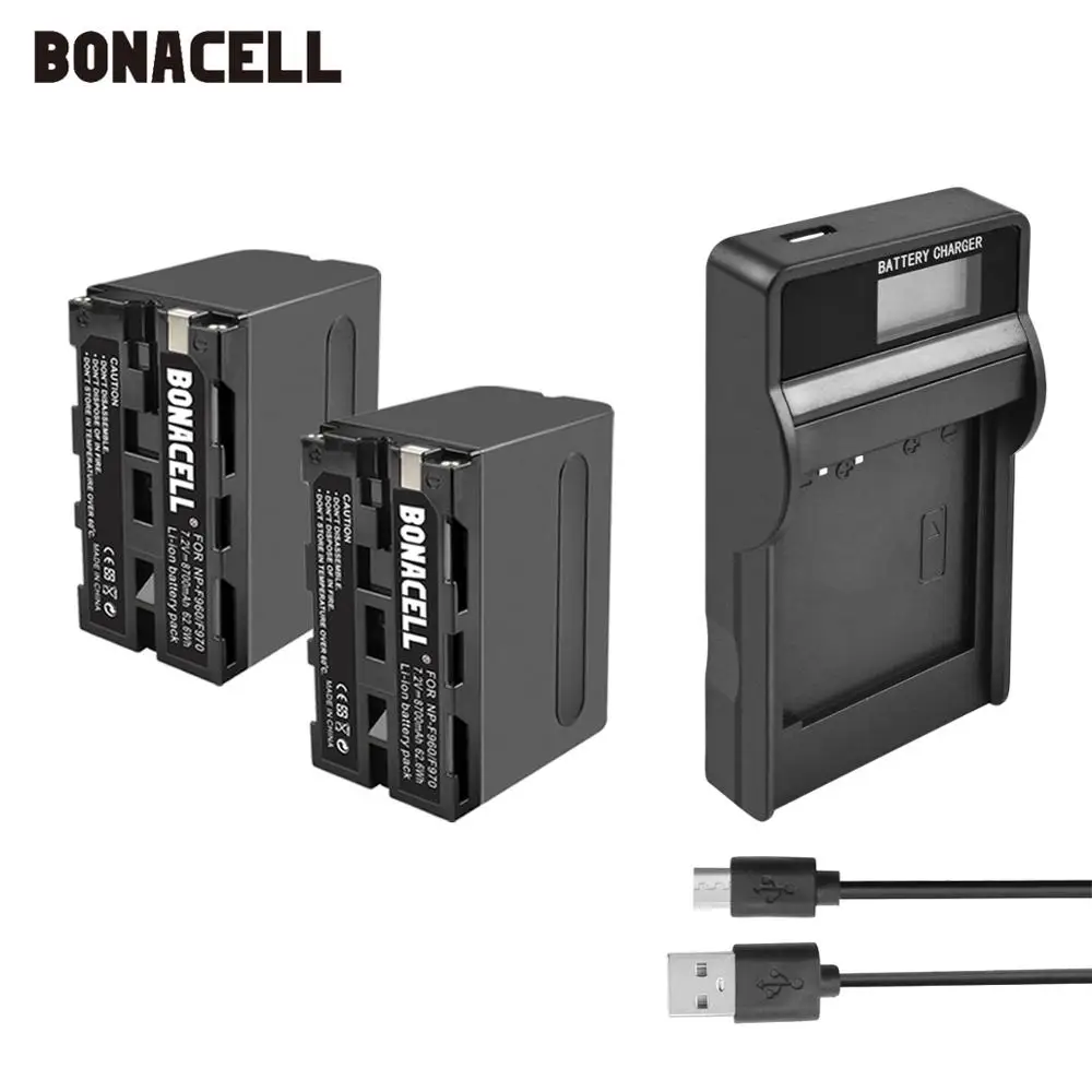 Батарейка Bonacell 7 2 в 8700 мА · ч с ЖК-дисплеем | Электроника