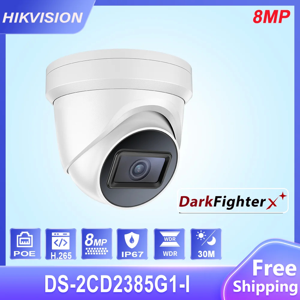 Hikvision HiLook 8MP 4K Varifocal Bullet IP Network PoE HD CCTV Security Camera Lens IP67 