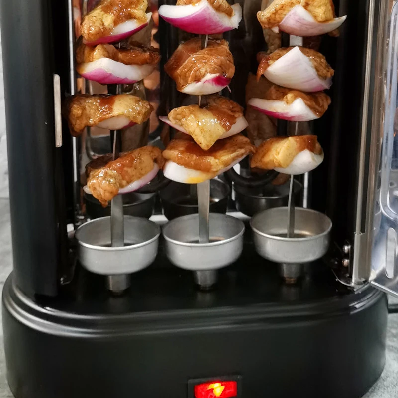 1000W Smokeless electric skewers machine automatic rotating electric oven smokeless small oven 220V/50HZ