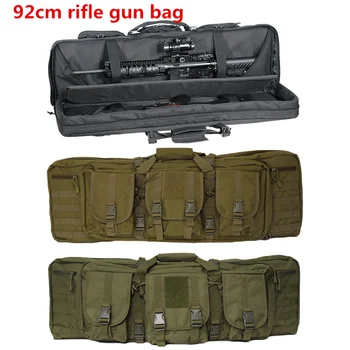 

Military Double Rifle gun Bag Case For AK47 AK74 Scar-L G36 M4A1 Backpack Airsoft Carbine Carrying Bag Case hunting accessories
