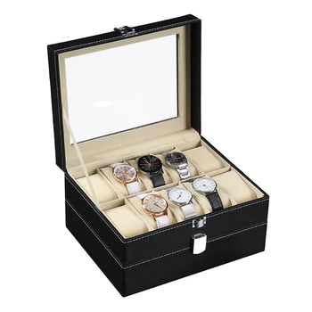 

20 Grids Handmade Watch Box Clock Box Time Box Watch Case for Watch Holding