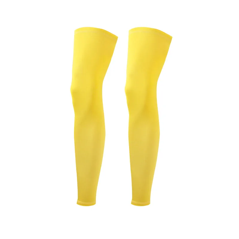 Cycling Leg Warmers Men Women Ice Silk Lycra Cycling Legwarmers Anti-uv Sunscreen Running Basketball Soccer Sports High Elasticity Legging Leg sets