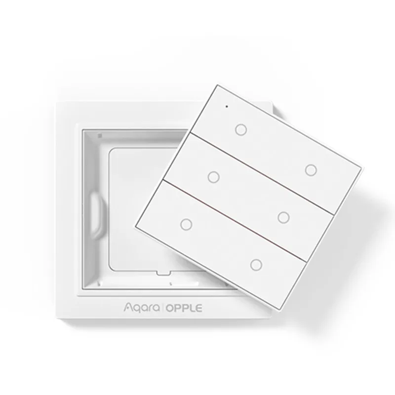 Международная версия Xiaomi Aqara Opple беспроводной смарт-переключатель без проводки требуется работа с Mijia App Apple HomeKit настенный переключатель