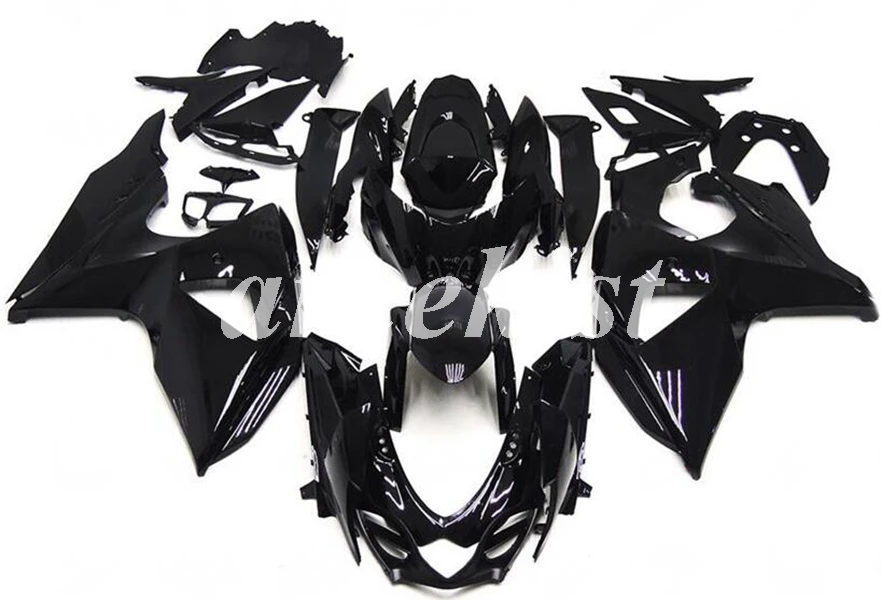 Инъекций ABS Полный обтекатели комплект подходит для Suzuki GSXR1000 K9 2009 2010 GSX-R1000 09, 10, 11, 12, 13, 14, 15, 16 лет тела комплект черного цвета