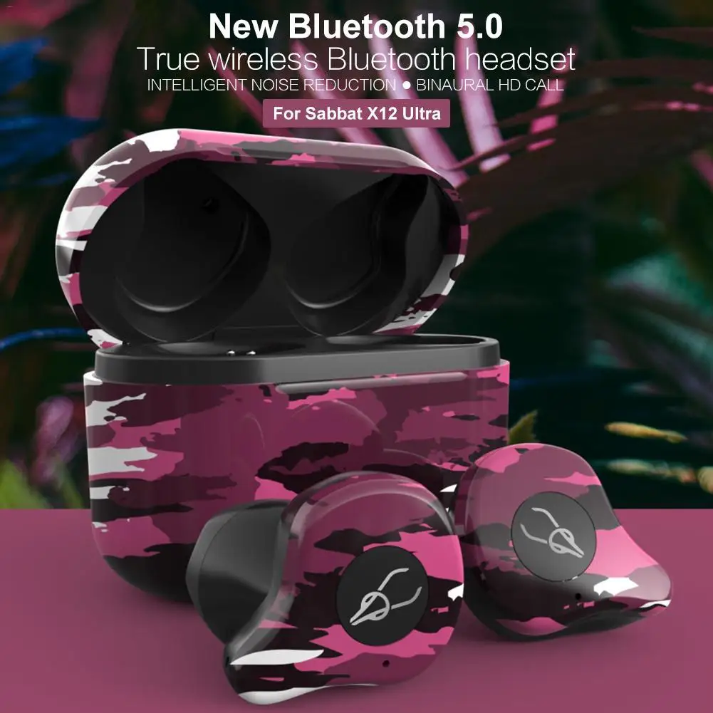 TWS-наушники Sabbat X12 Ultra беспроводная гарнитура Bluetooth 5 0 спортивные наушники |