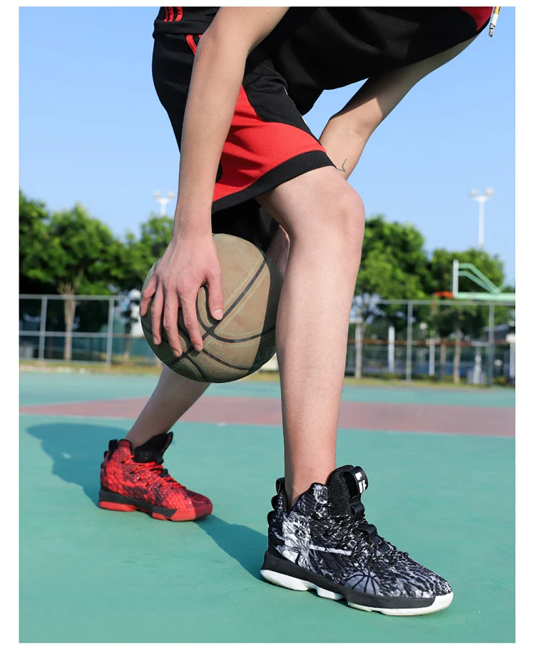 Новые профессиональные мужские дышащие баскетбольные кроссовки амортизирующие кроссовки Lebron James обувь баскетбольные ботинки женские Сникеры для двоих Размер 3645