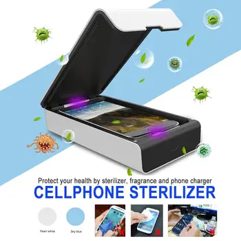 

Portable UV Disinfection Box Ultraviolet Disinfector USB Sterilizer for Phone Jewelry Forks Mask Comestic Tool