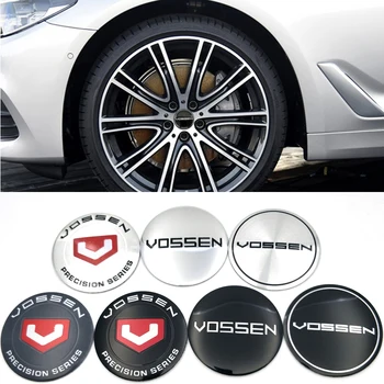 

Car Decoration for Vossen Wheel Emblem for Volkswagen Tesla Dodge Land Rover Ford Kuga Honda Crv Citroen Tyre Hub Stickers Alloy