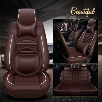 

WLMWL Universal Leather Car seat cover for Mazda all models mazda 3 5 6 cx7 cx-5 MX-5 cx-3 car accessorie car styling