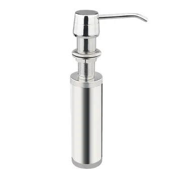 

1Set Stainless Steel Liquid Soap Dispenser Kitchen Water Sink Soap Box Bottle QX2C