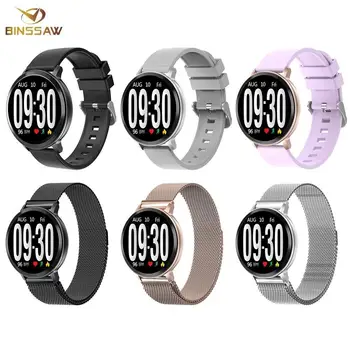

BINSSAW Hot Sale smart watch Adult Fitness Tracker Heart Rate Monitor Color Screen Watch Waterproof Two Straps Smart Bracelet