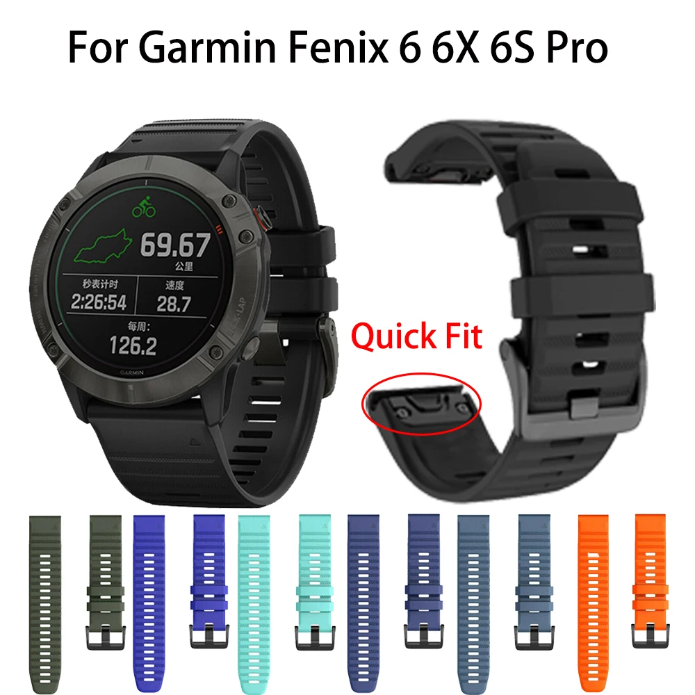 Ремешок для наручных часов Garmin Fenix 5X 5 plus 6 6S 6X Pro 20/22/26 мм|Смарт-аксессуары| |