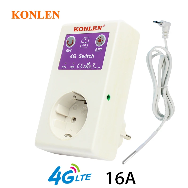 4GLTEGSMSocketRelayModule16APowerFailureAlarmwithTemperature