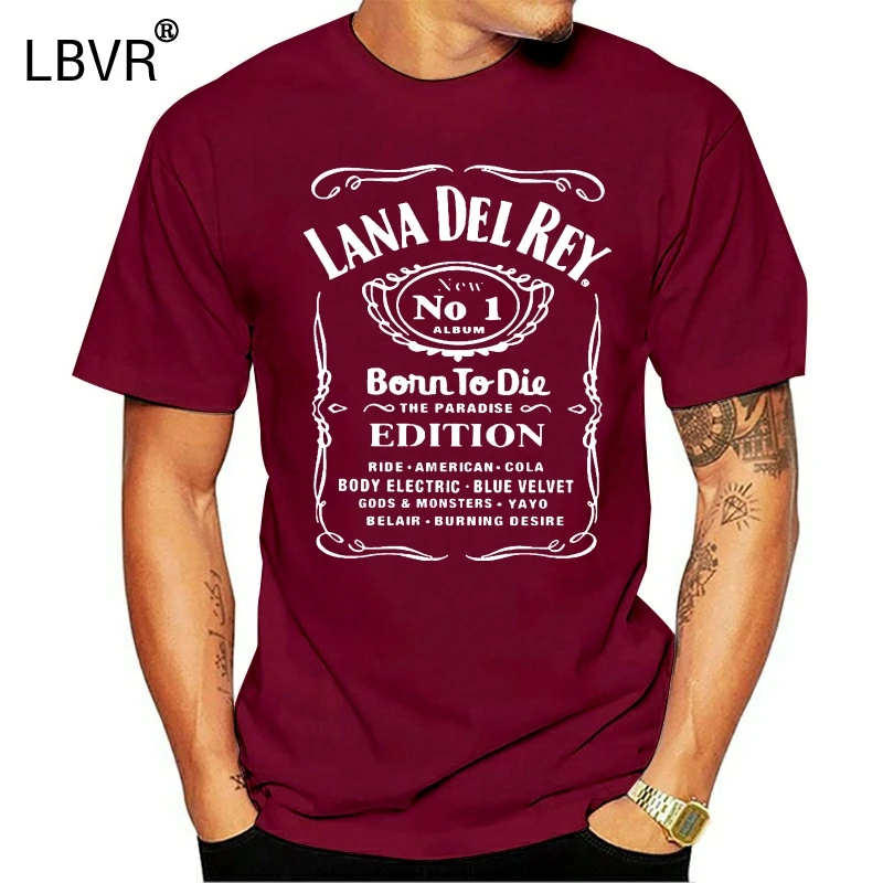 Футболка для мужчин и женщин Lana Del Rey Born to Die | Мужская одежда
