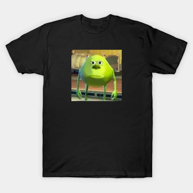 Pria T shirt Mike Wazowski dengan Sully 