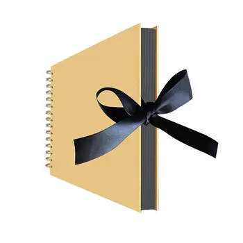 

40 Pages DIY Photo Album Scrapbook Vintage Style Self Adhesive Art Photo Album Kraft Paper Memory Album