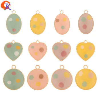 

Cordial Design 50Pcs Jewelry Accessories/Hand Made/Earrings Connectors/Geometry/Paint Effect/DIY Making/Earring Findings/Charms