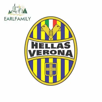 

EARLFAMILY 13cm x 10cm For Hellas Verona Car Truck Pinup Suitable For RV SUV Sunscreen Car Bumper Window Graffiti Stickers