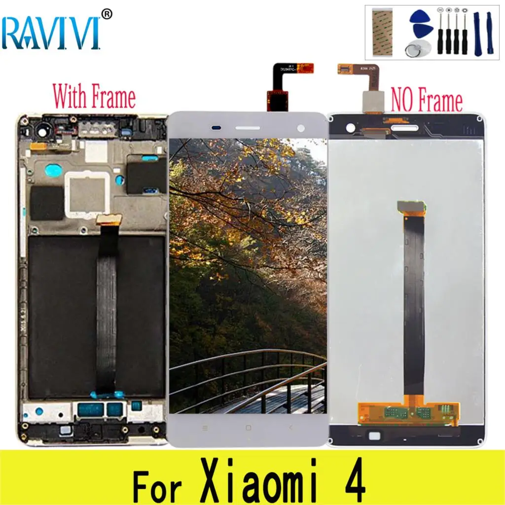 ЖК дисплей 5 0 дюйма для XIAOMI Mi 4 Mi4 M4 сенсорный экран протестирован дигитайзер в