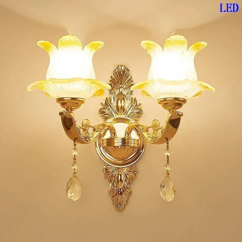 Настольная Фреска Interieur Tete De Lit Wandlampen Lampen Современная хрустальная спальня аппликация Murale светильник для дома настенный светильник