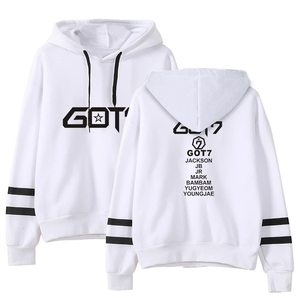 Новинка Kpop GOT7 толстовка с капюшоном женские толстовки с длинными рукавами толстовки модные повседневные осенние и зимние пуловеры S-2XL