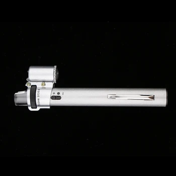 

Mini Pen Magnifying Glass Microscope Pen Style 100X Magnifer with LED
