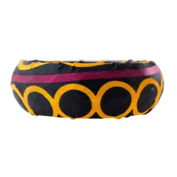 

Chain bracelet lined with fabrics assasa handmade multicolor