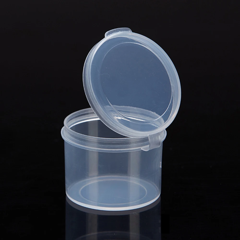 20pcs Small Round Transparent Plastic Box PP Box Product Packaging PP  Storage Collections Container Box Case - AliExpress