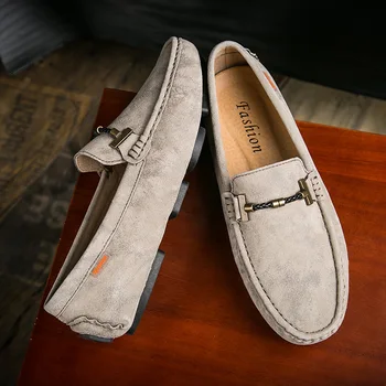

Brand 2020 Fashion Summer Style Soft Moccasins Men Loafers High Quality Genuine Leather Shoes Flats Moccasin Driving