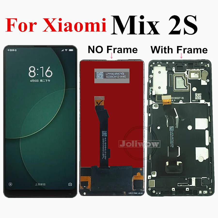 ЖК дисплей для Xiaomi Mi Mix 2S с 10 сенсорными экранами дигитайзер в сборе Замена XiaoMI