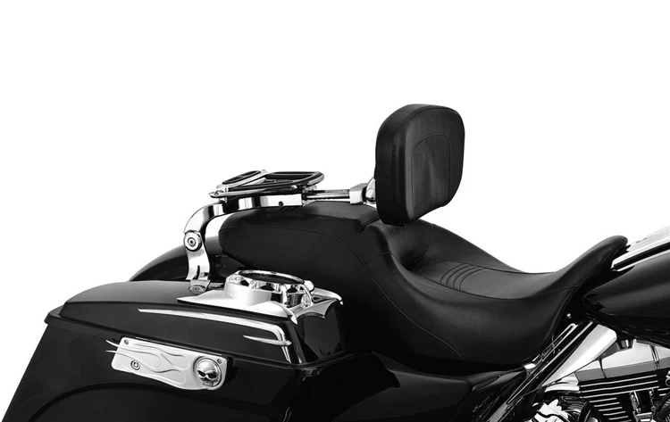 Detachable Sissy Bar Luggage Rack For Kawasaki Vulcan 900/2000 - Backrest & Storage Combo (1996-2024)