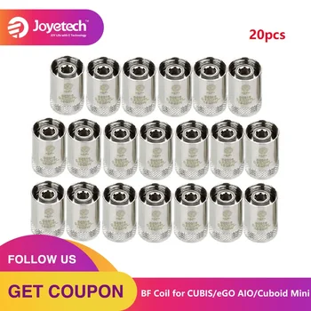 

Original 20pcs Joyetech CUBIS Coil eGO AIO Coil BF Replacement Coil SS316 Atomizer Head for CUBIS/ eGO AIO/ Cuboid Mini Atomizer
