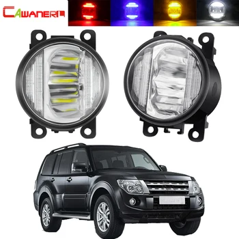 

2in1 Fog Light + Daytime Running Light For Mitsubishi Pajero 4/IV 2007-2015 Car Front Bumper Fog Lamp Assembly DRL 30W H11 12V