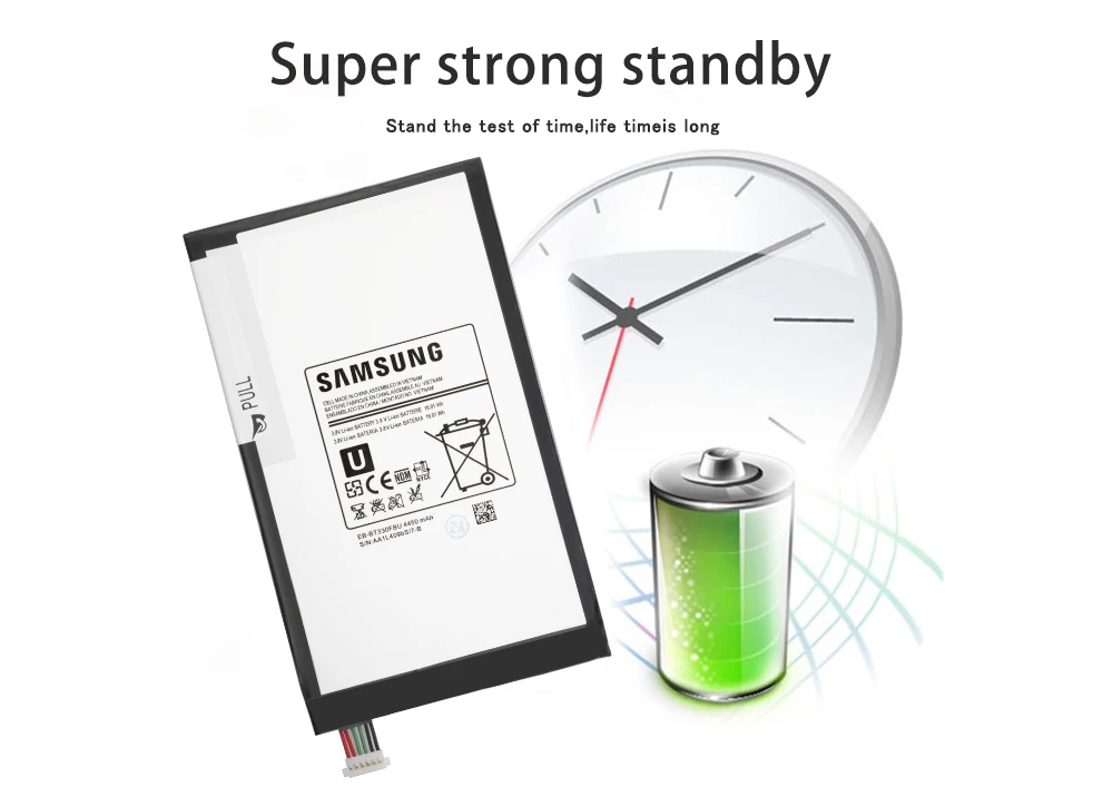 Samsung планшет Батарея EB-BT330FBE для samsung Galaxy Tab 4 8,0 T330 T331 T331C T335 SM-T330 SM-T331 SM-T335 4450 мА-ч
