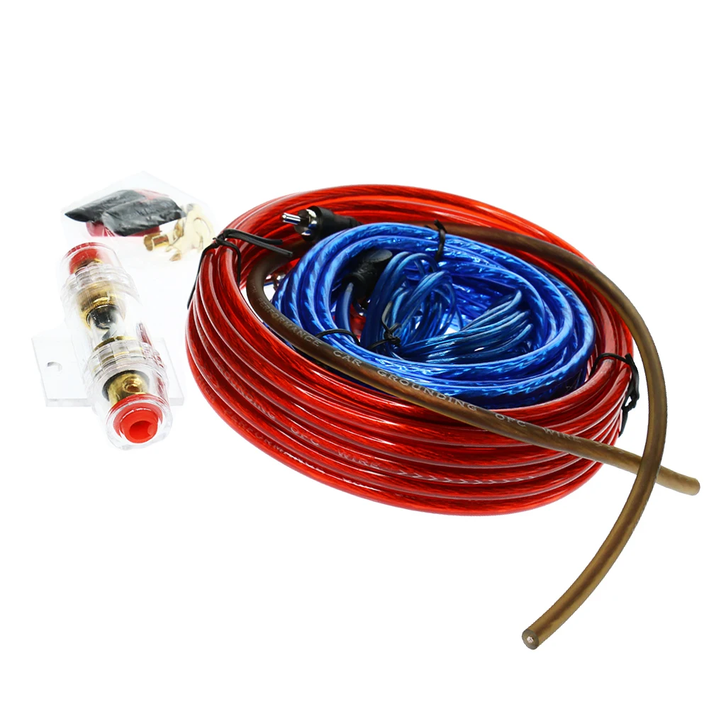 Car Dash Part Audio Subwoofer Amplifier AMP Wiring Kit With 60A Fuse Holder Brand New