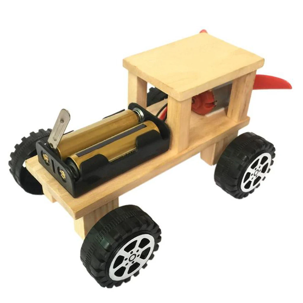 Mini Wind Powered Motor Robot Car/ Airplane, Wind Car DIY Puzzle Robot Kit, Windmilling DIY Robot Plane